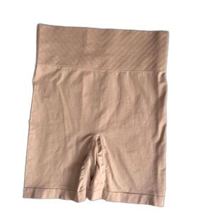 Skinny Girl Womens L Goodbye Muffin Top Biker Smoother Shorts Shapewear EUC